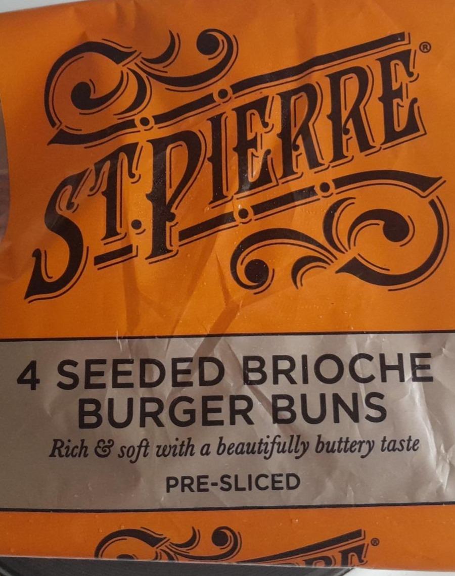 Zdjęcia - 4 Seeded Brioche Burger Buns St.Pierre
