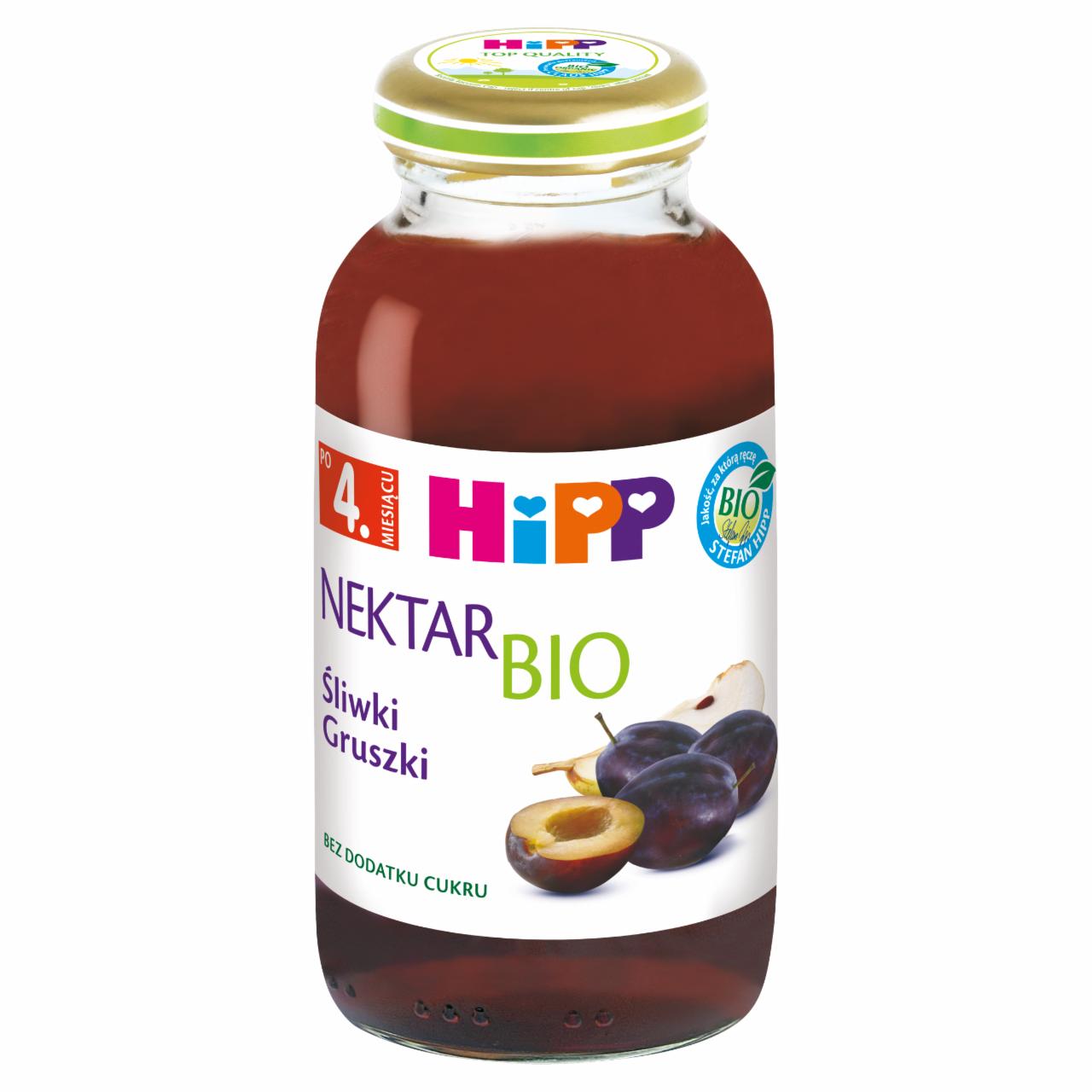 Zdjęcia - HiPP BIO Nektar śliwki gruszki po 4. miesiącu 0,2 l