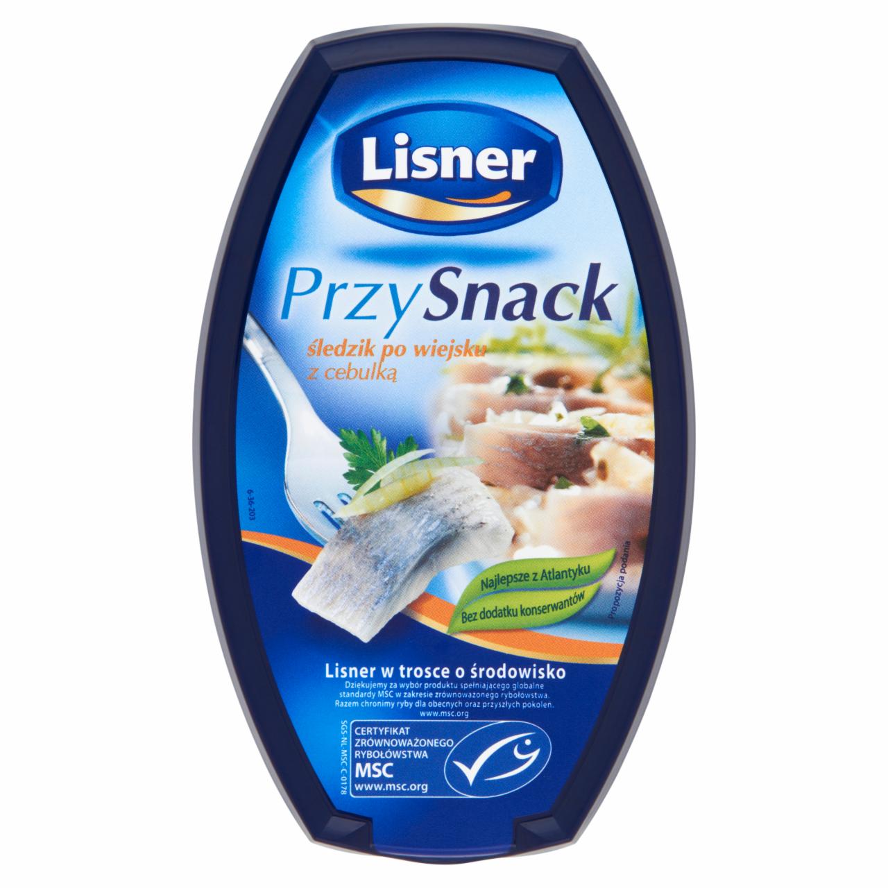 Zdjęcia - Lisner PrzySnack Śledzik po wiejsku z cebulką 200 g