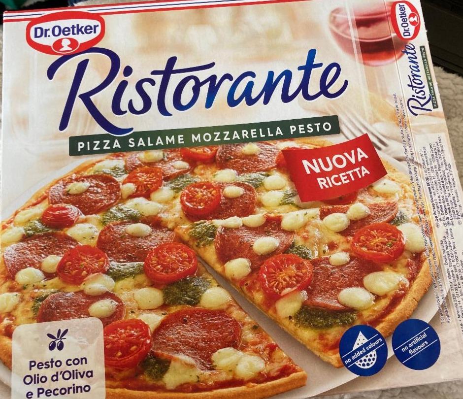 Zdjęcia - Ristorante Pizza Salame Mozzarella Pesto Dr.Oetker