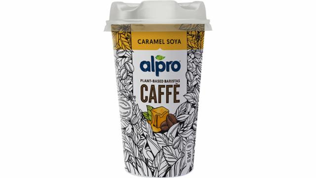 Zdjęcia - Caramel soya plant-based baristas Caffe Alpro