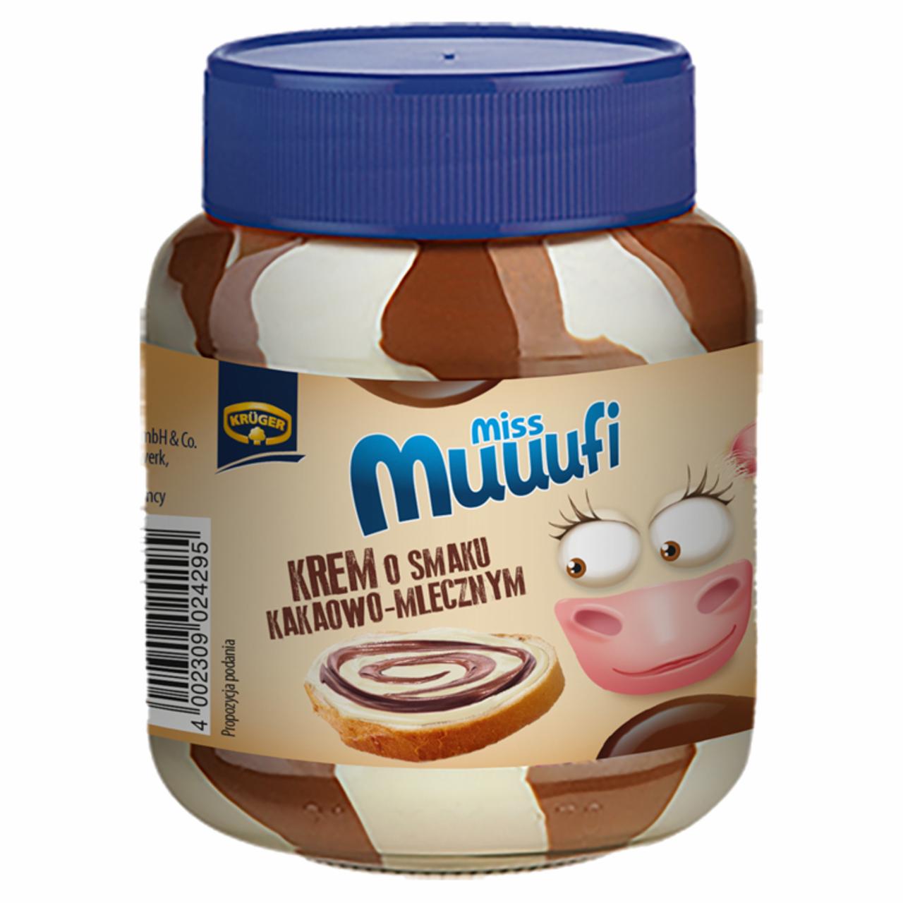 Zdjęcia - Krüger Miss Muuufi Krem o smaku kakaowo-mlecznym 350 g