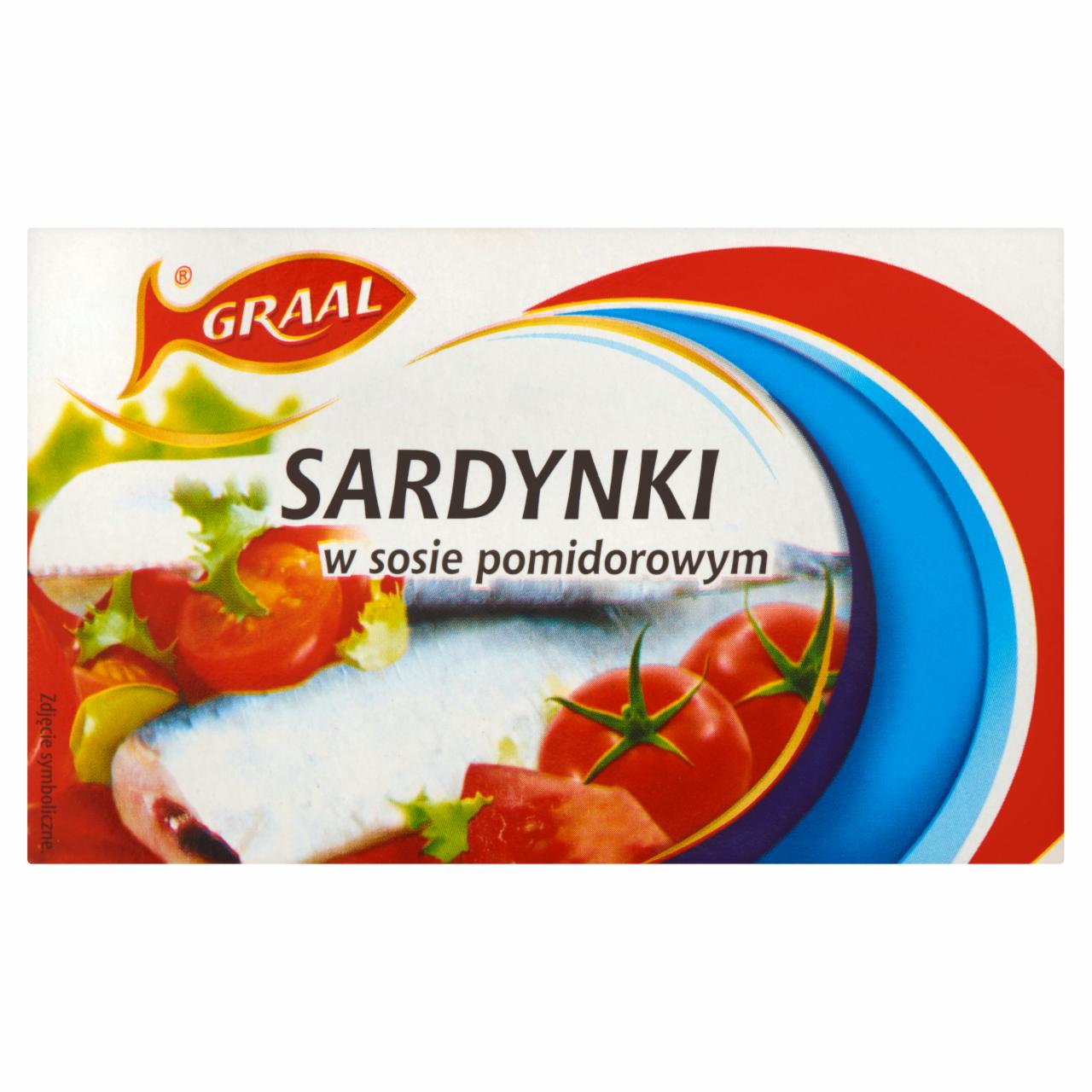 Zdjęcia - GRAAL Sardynki w sosie pomidorowym 125 g