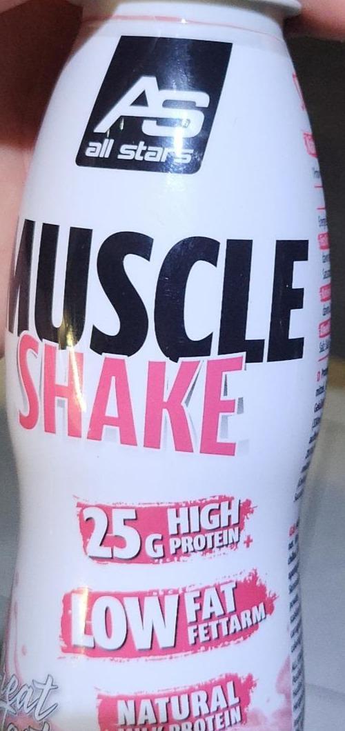 Zdjęcia - Proteinowy napój o smaku truskawkowym Muscle Shake All stars
