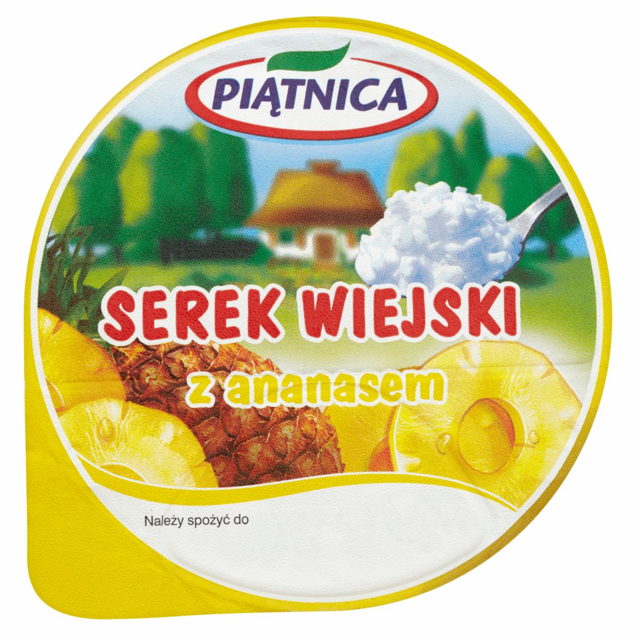 Zdjęcia - Piątnica Serek wiejski z ananasem 150 g