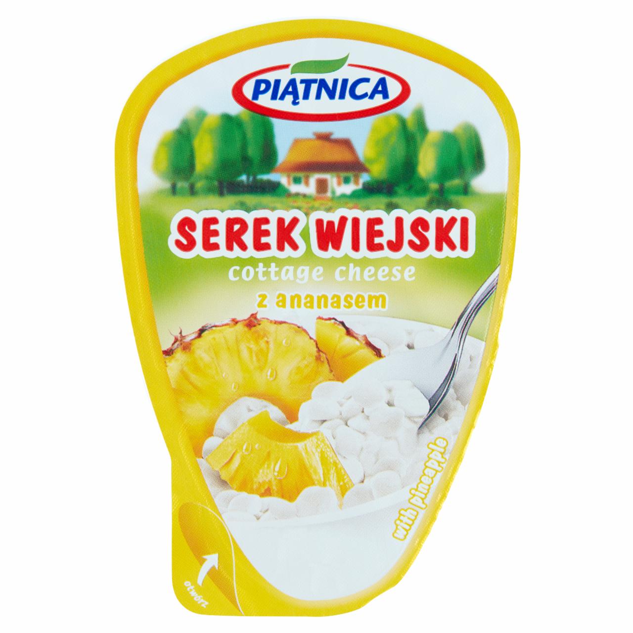 Zdjęcia - Piątnica Serek wiejski z ananasem 150 g