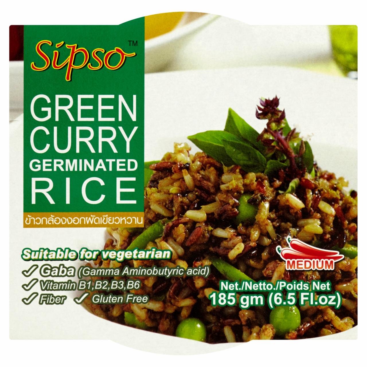 Zdjęcia - Sipso Ryż z zielonym curry 185 g
