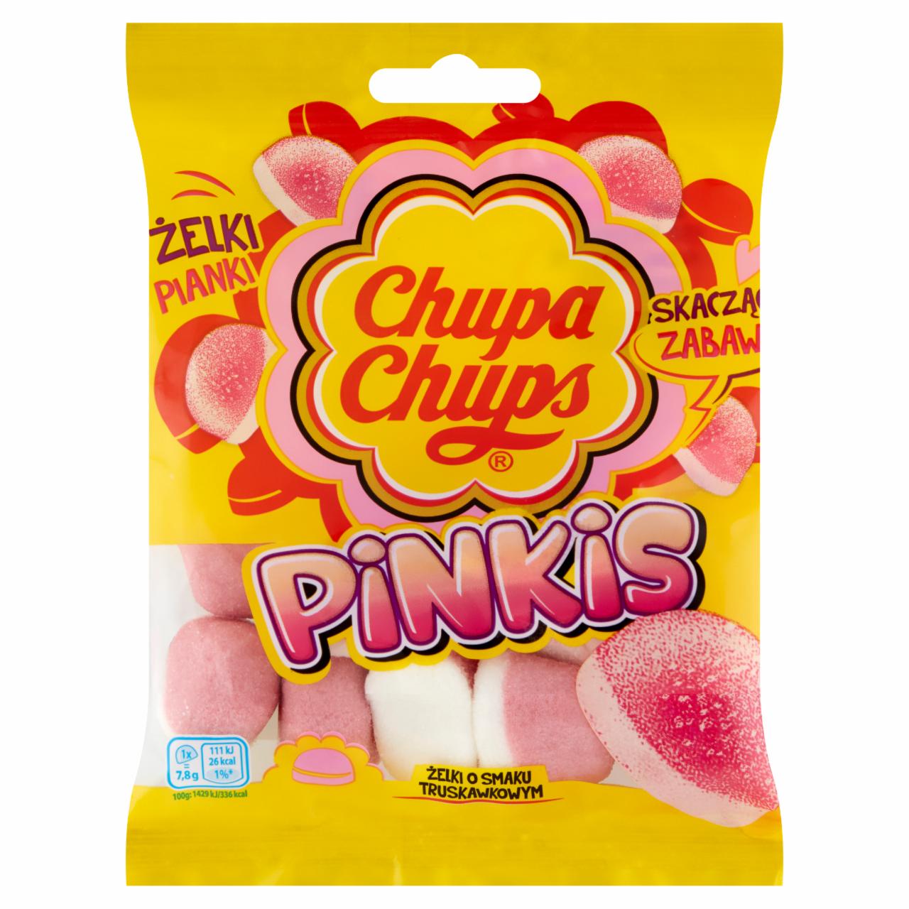 Zdjęcia - Chupa Chups Pinkis Żelki o smaku truskawkowym 90 g