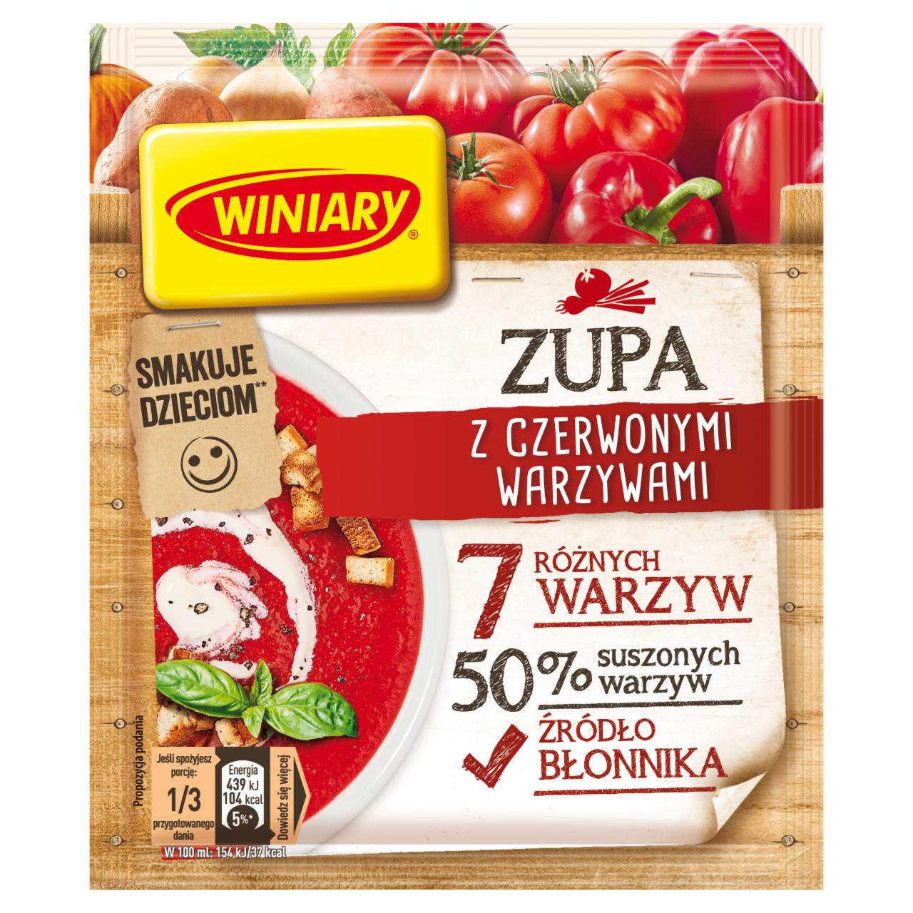 Zdjęcia - Winiary Zupa z czerwonymi warzywami 78 g