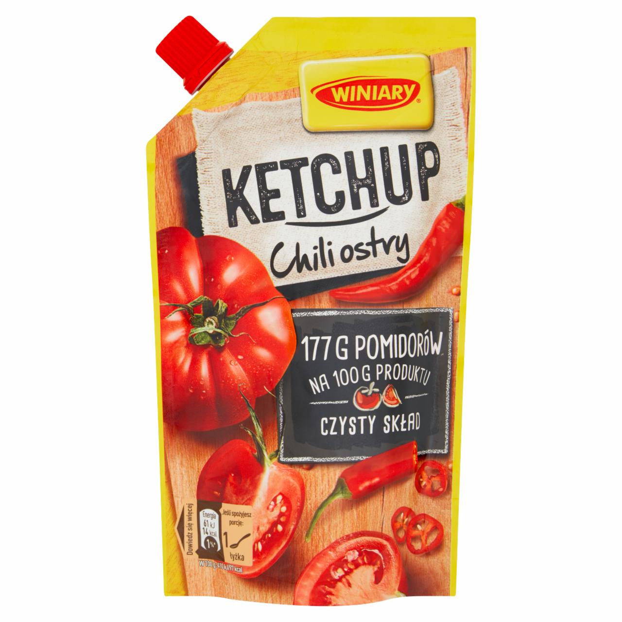 Zdjęcia - Winiary Ketchup chili ostry 270 g