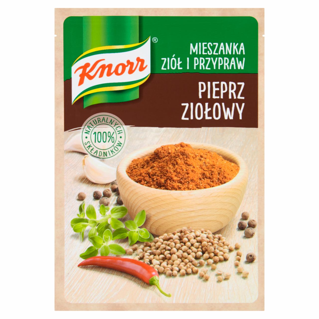 Zdjęcia - Knorr Mieszanka ziół i przypraw pieprz ziołowy 15 g