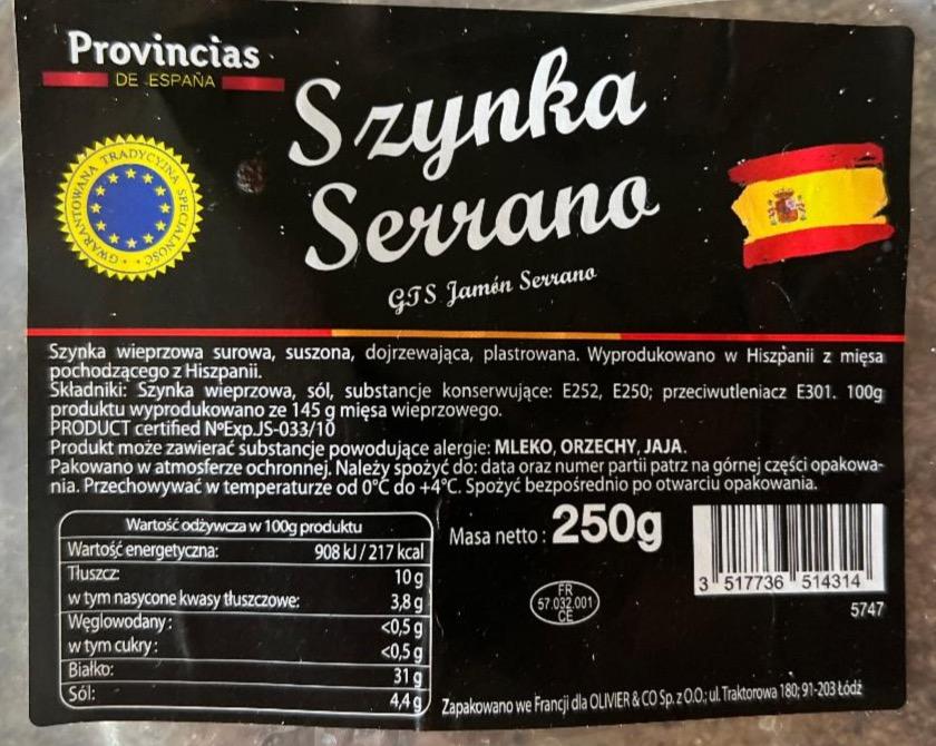 Zdjęcia - Szynka Serrano Provincias