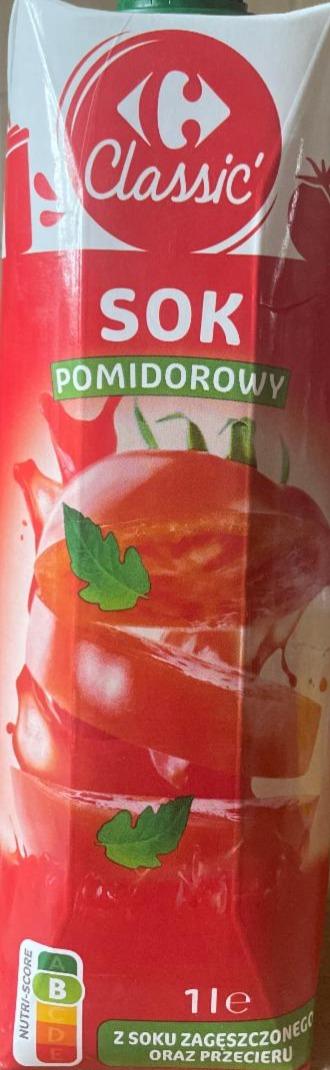 Zdjęcia - Sok Pomidorowy Carrefour Classic