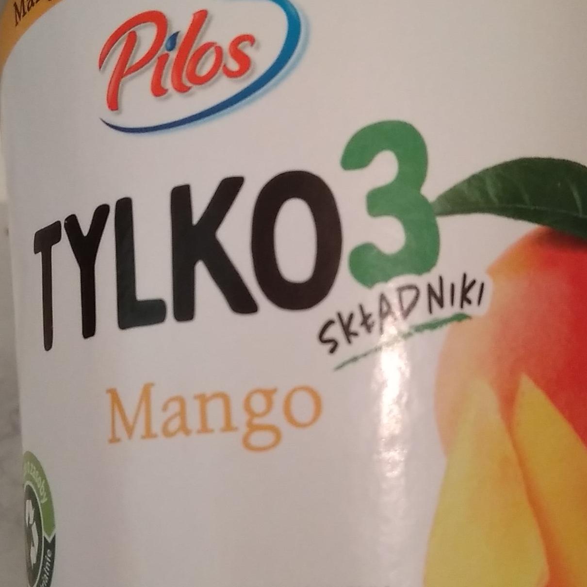Zdjęcia - Jogurt tylko 3 składniki mango Pilos