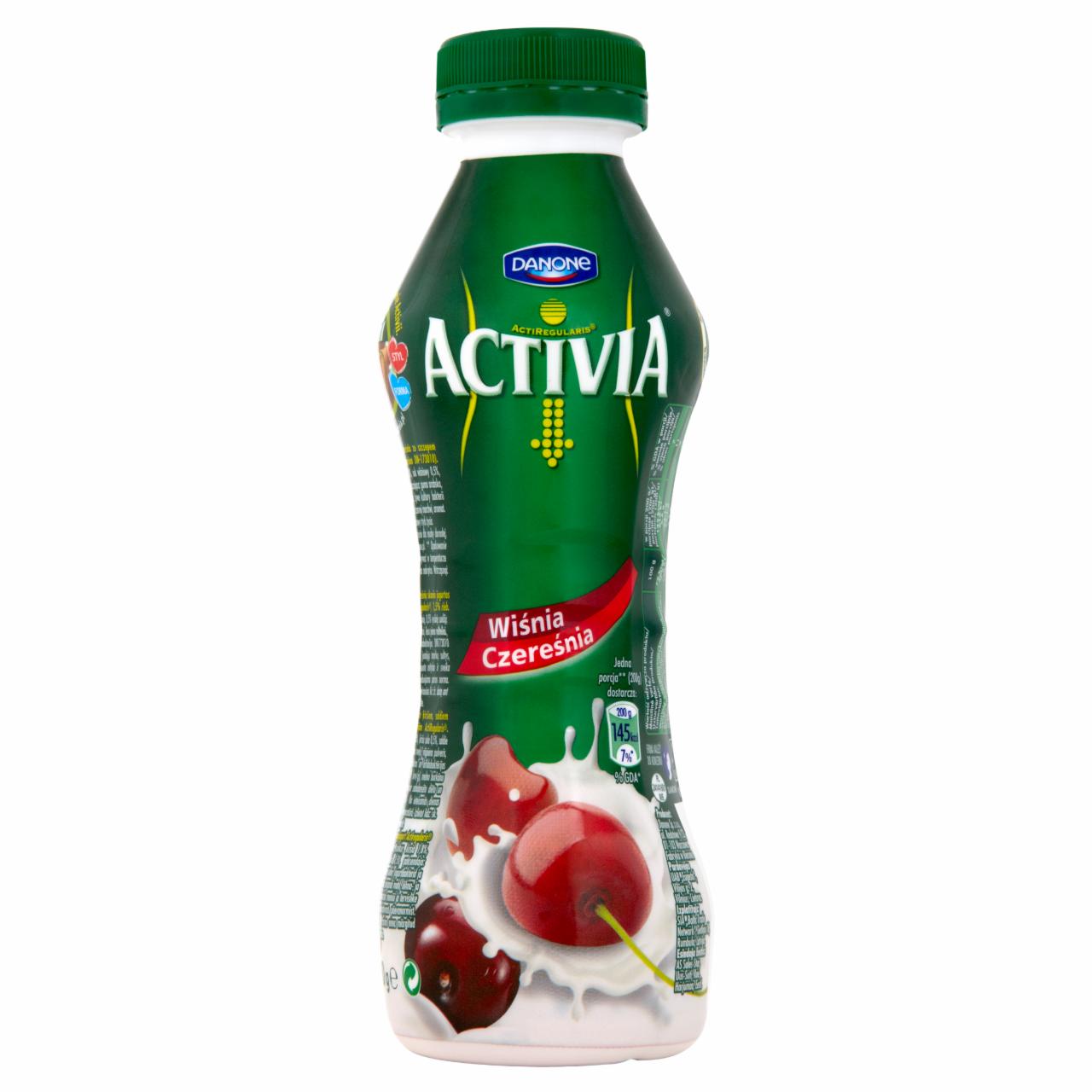 Zdjęcia - Danone Activia Wiśnia Czereśnia Jogurt 300 g