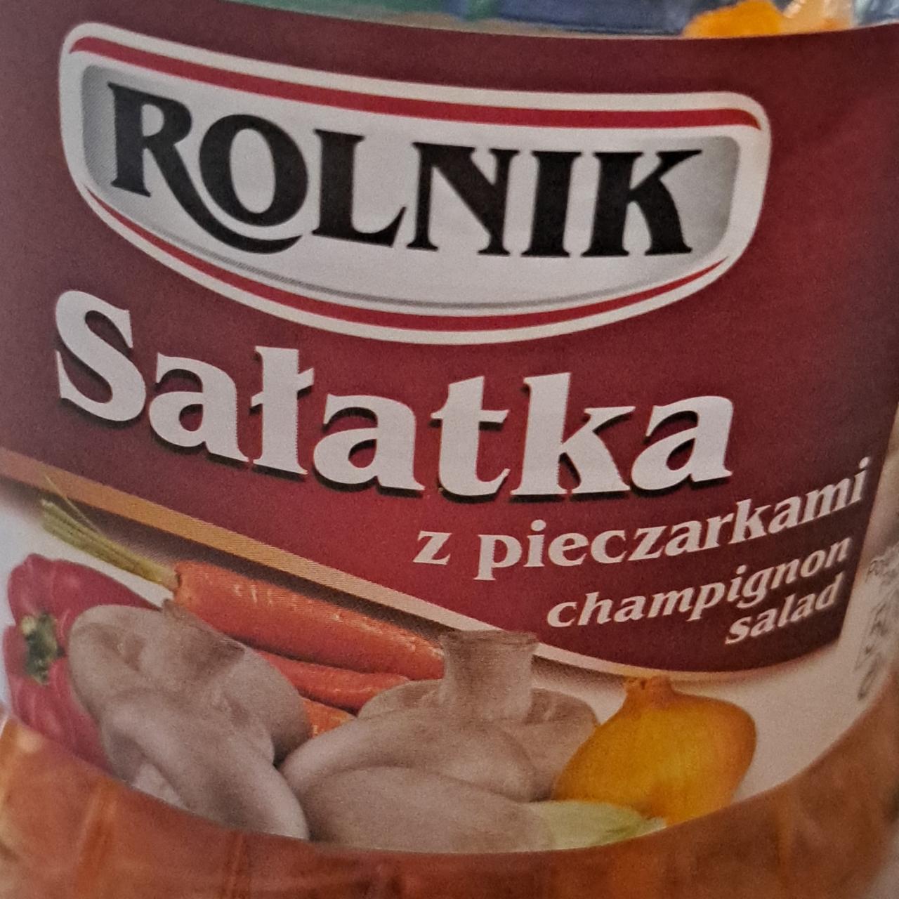 Zdjęcia - rolnik sałatka z pieczarkami 