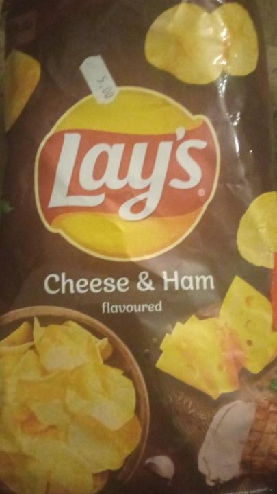 Zdjęcia - Lay's Chipsy ziemniaczane o smaku sera i szynki 140 g
