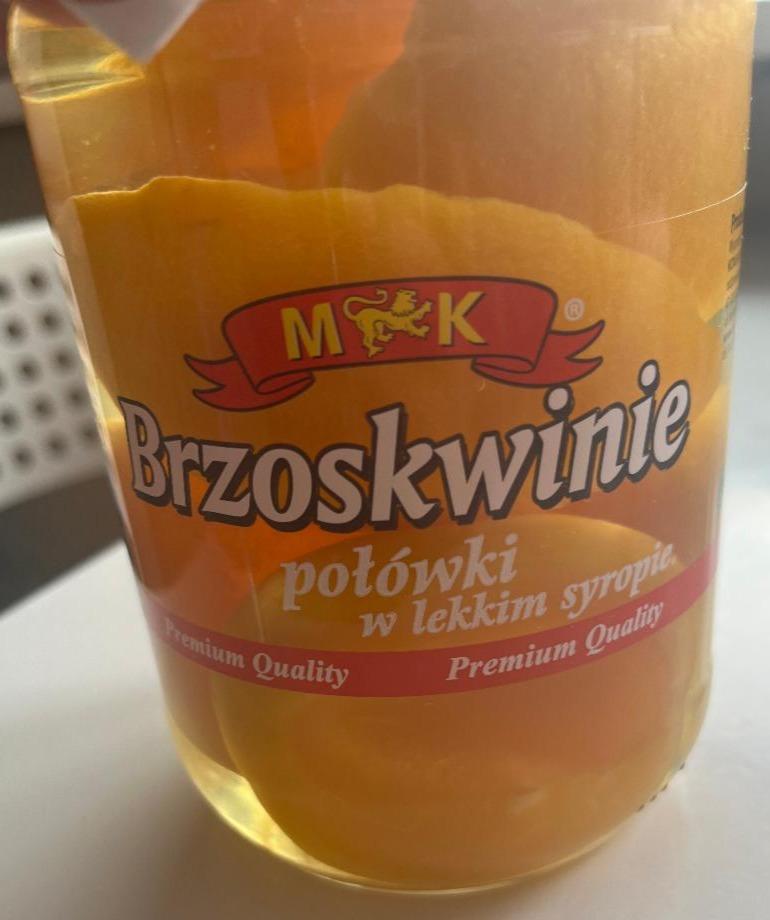 Zdjęcia - MK Brzoskwinie połówki w lekkim syropie 680 g