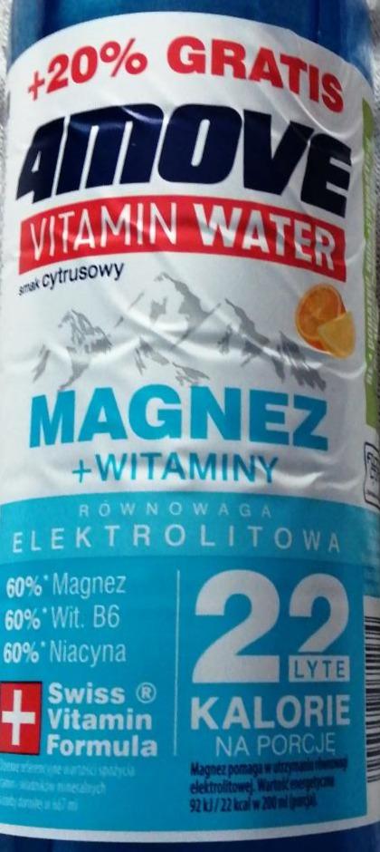 Zdjęcia - 4 MOVE vitamin water magnez + witaminy