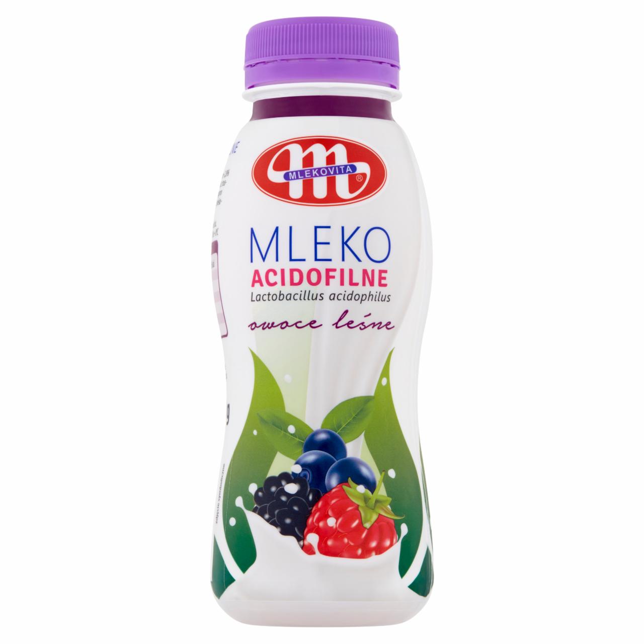 Zdjęcia - Mlekovita Mleko acidofilne owoce leśne 250 g