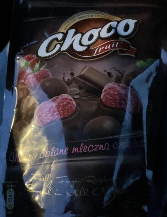 Zdjęcia - Maliny w czekoladzie Choco fruit
