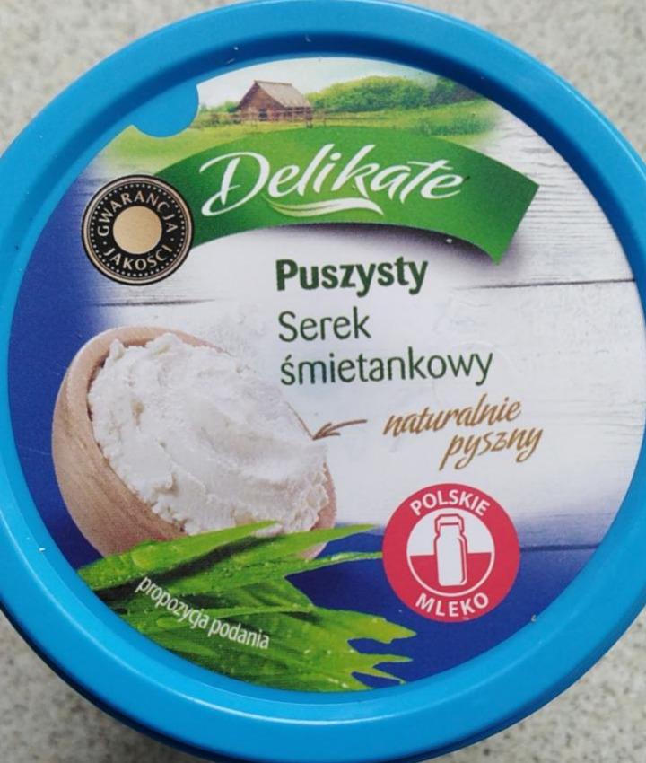 Zdjęcia - Puszysty serek śmietankowy naturalny Delikate