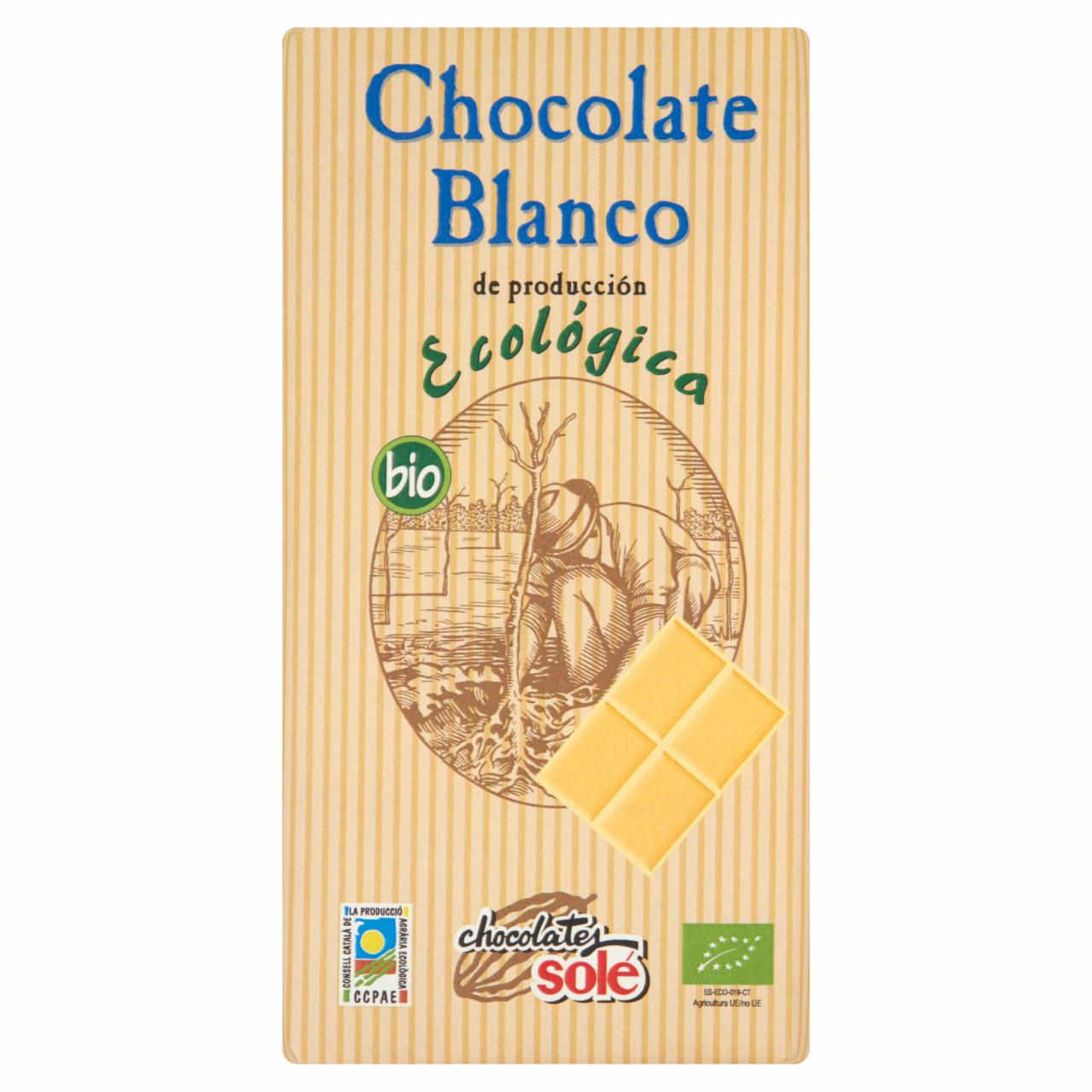 Zdjęcia - Chocolates Solé Bio Biała czekolada 100 g