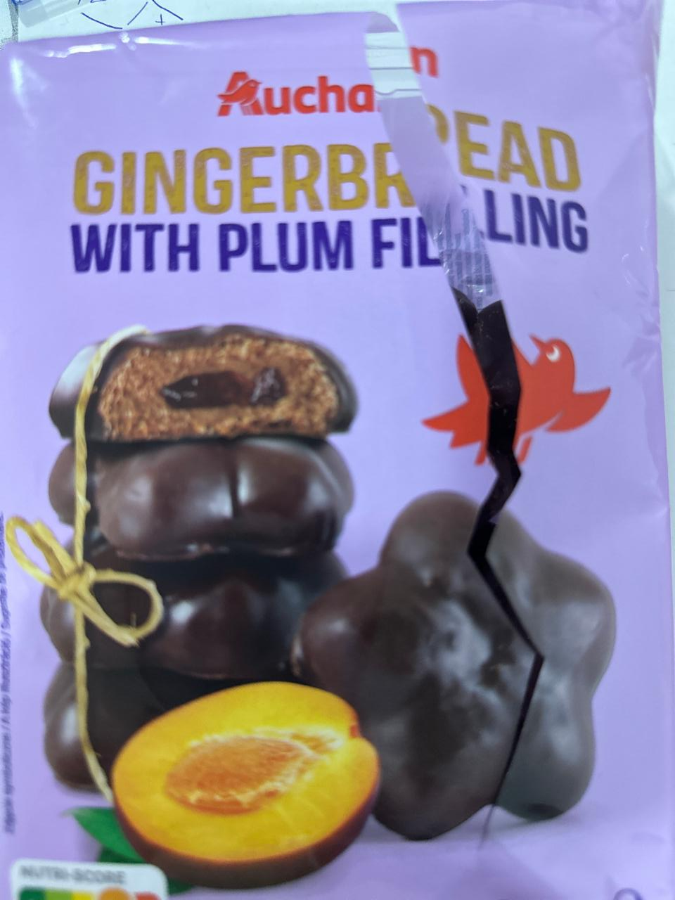 Zdjęcia - Gingerbread with plum filling Auchan