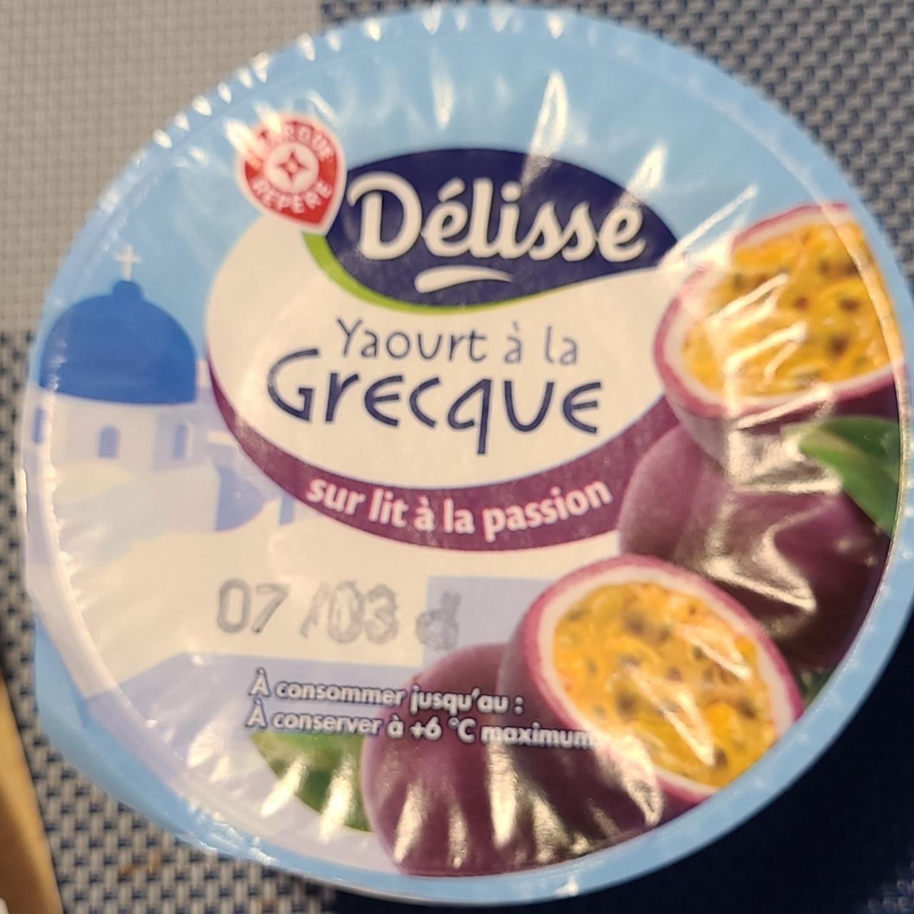 Zdjęcia - Jogurt grecki marakuja Delisse
