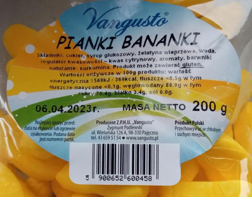 Zdjęcia - Pianki bananki Vangusto