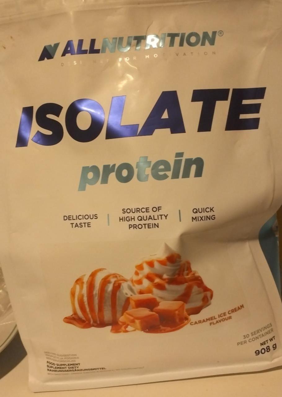 Zdjęcia - Isolate protein caramel ice cream flavour Allnutrition