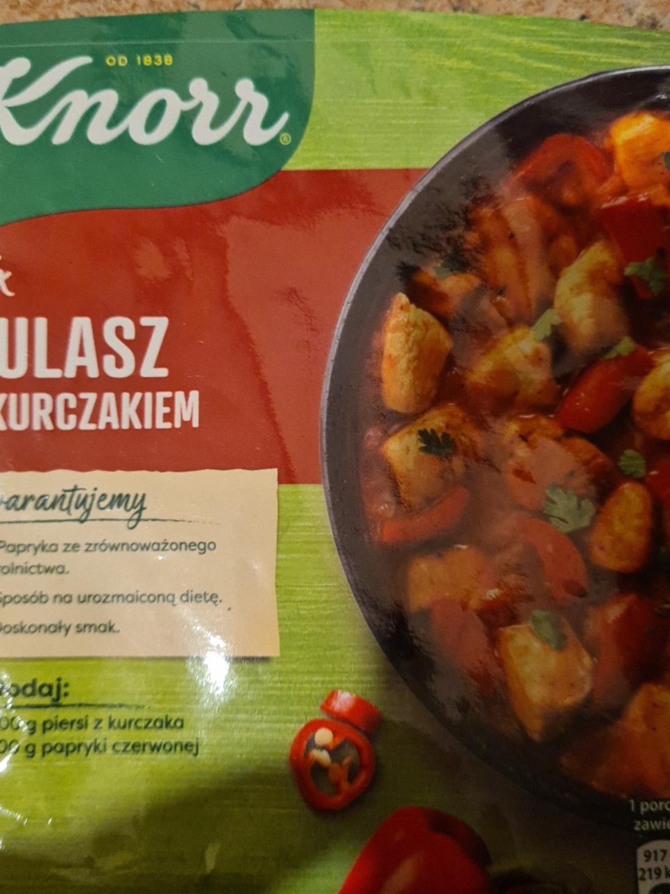 Zdjęcia - Knorr Fix Gulasz z kurczakiem 52 g