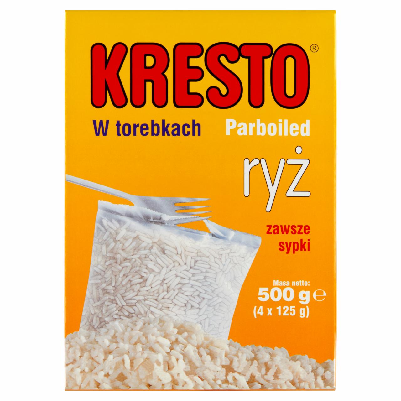 Zdjęcia - KRESTO Ryż Parboiled 500 g (4 x 125 g)