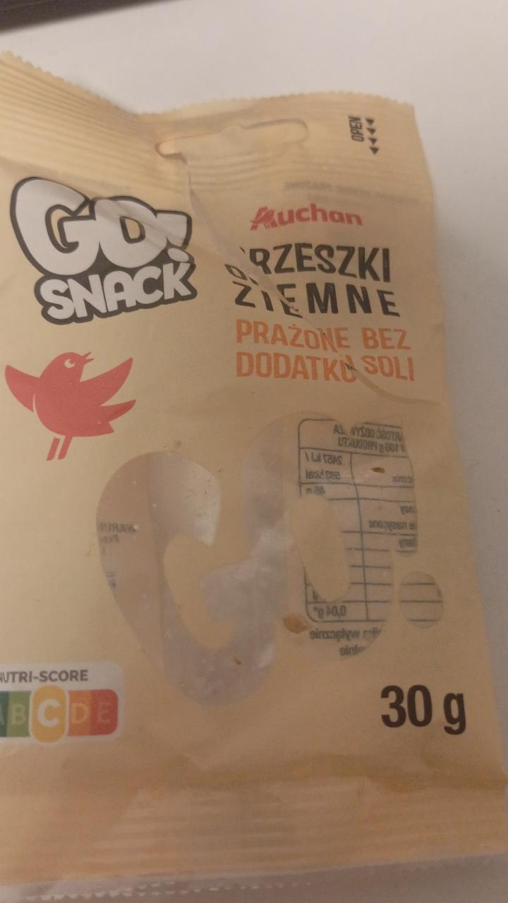 Zdjęcia - Orzeszki ziemne Go snack Auchan
