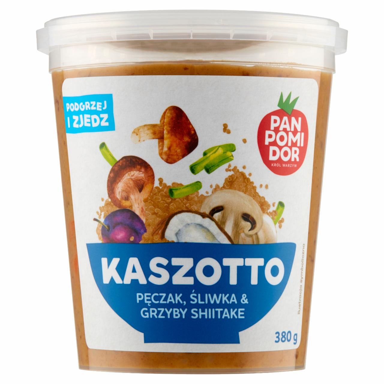 Zdjęcia - Pan Pomidor Kaszotto pęczak śliwka & grzyby shiitake 380 g