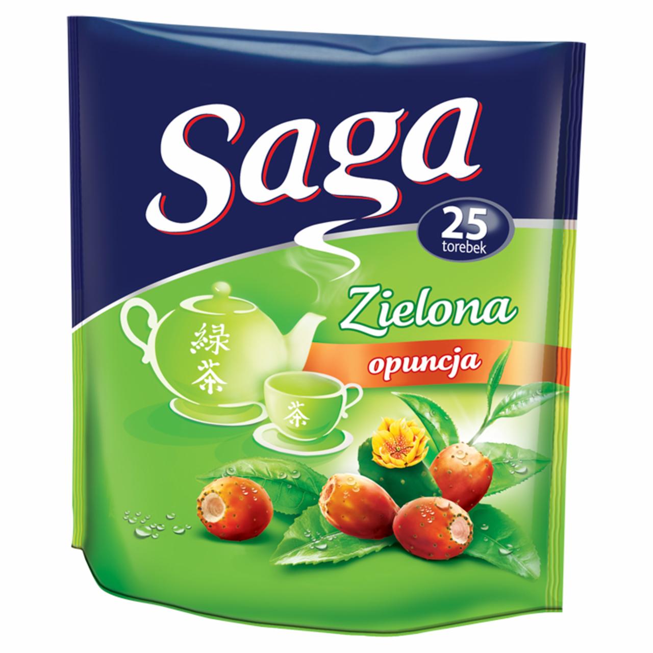 Zdjęcia - Saga Zielona opuncja Herbata 32,5 g (25 torebek)