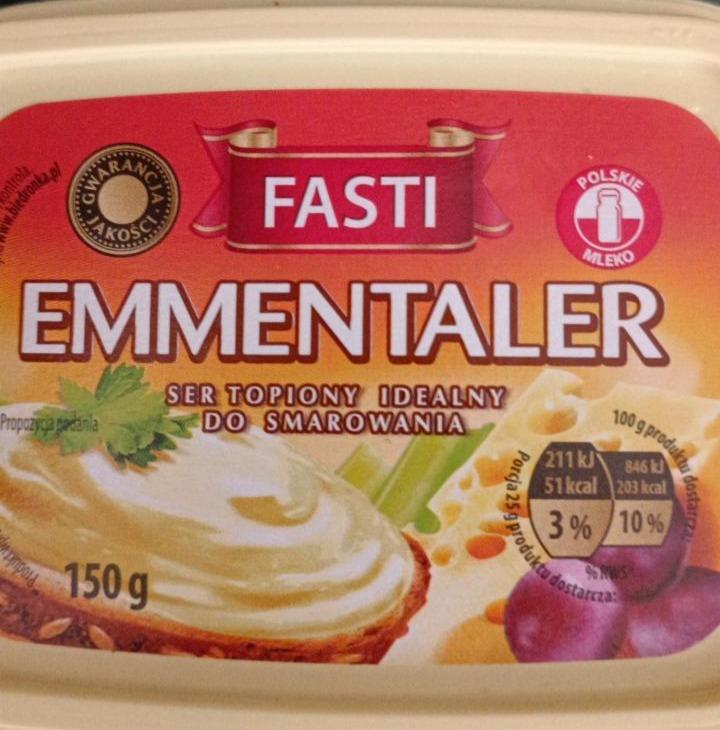 Zdjęcia - Emmentaler ser topiony idealny do smarowania Fasti