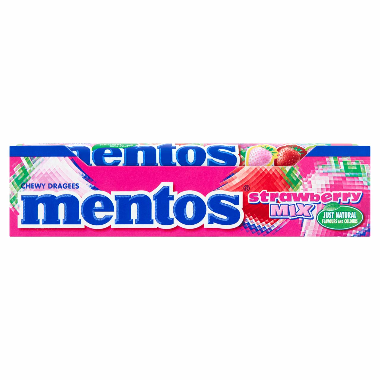 Zdjęcia - Mentos Strawberry Mix Cukierki do żucia 20 x 37,5 g