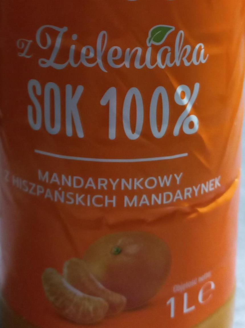 Zdjęcia - Sok 100% z hiszpańskich mandarynek z Zieleniaka