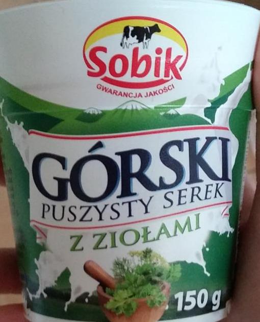 Zdjęcia - serek górski puszysty z ziolami Sobik