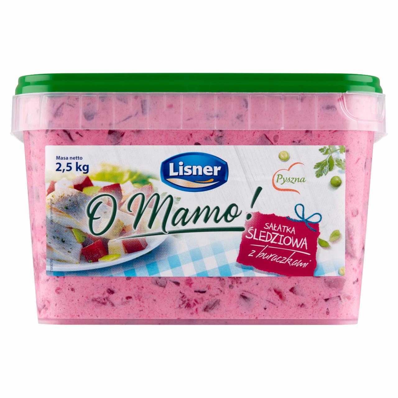 Zdjęcia - Lisner O Mamo! Sałatka śledziowa z buraczkami 2,5 kg