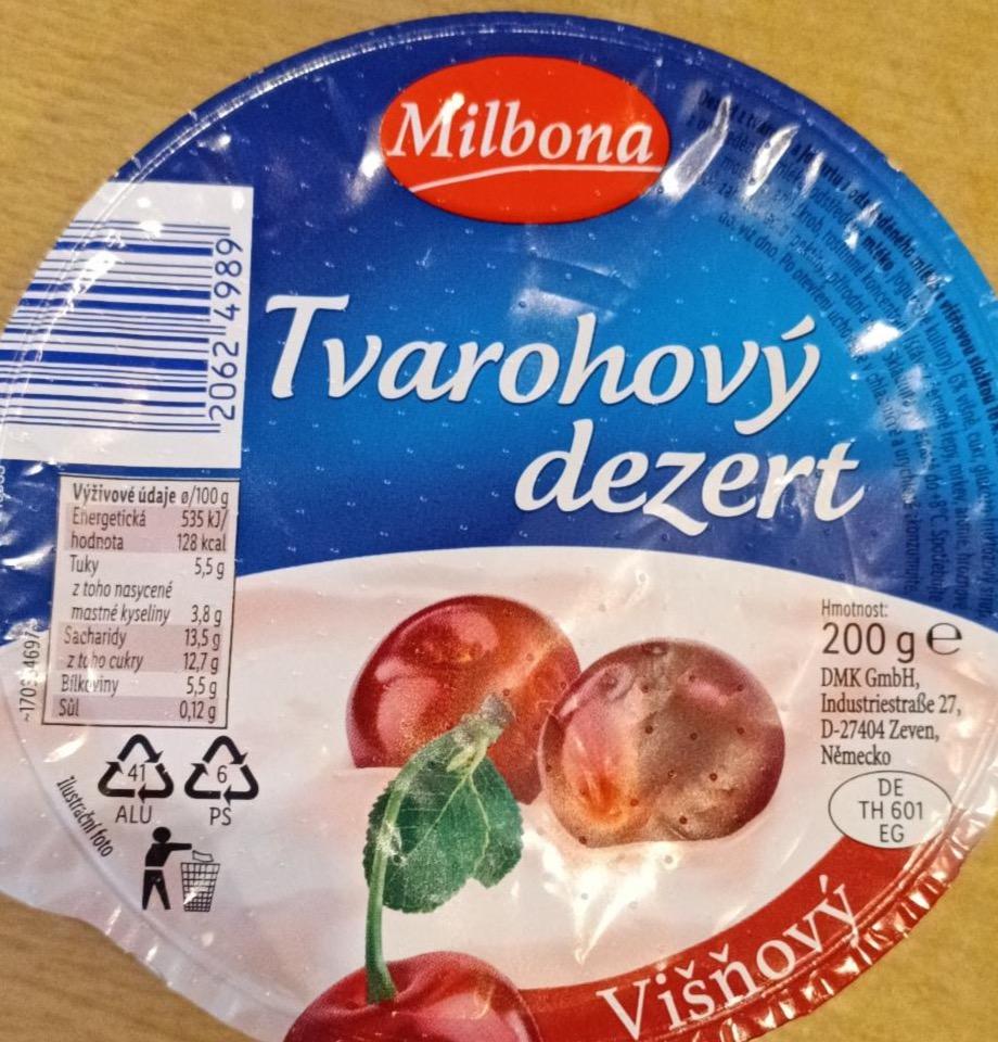 Zdjęcia - Tvarohový desert višňový Milbona