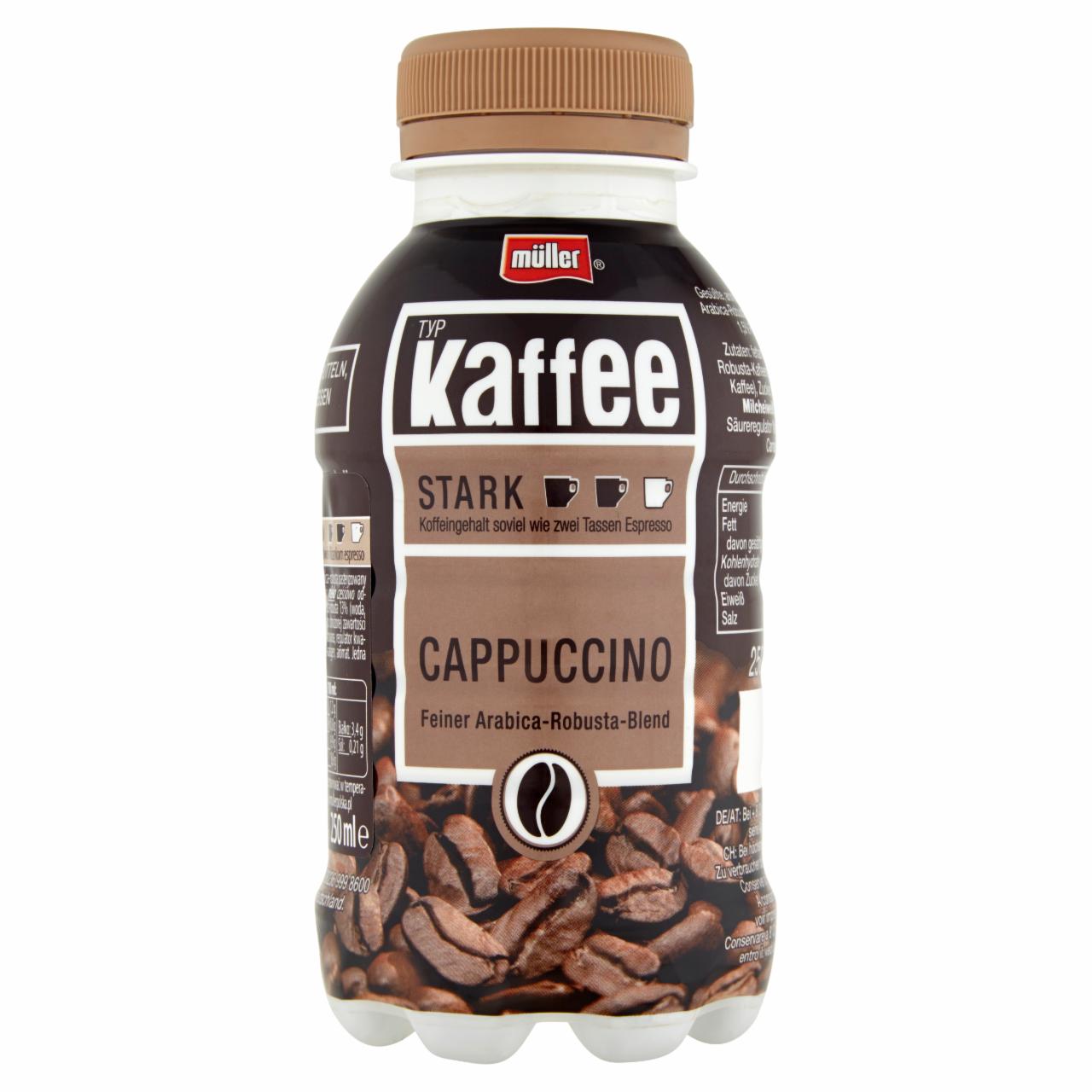 Zdjęcia - Müller Kawa Cappuccino Napój mleczny 250 ml