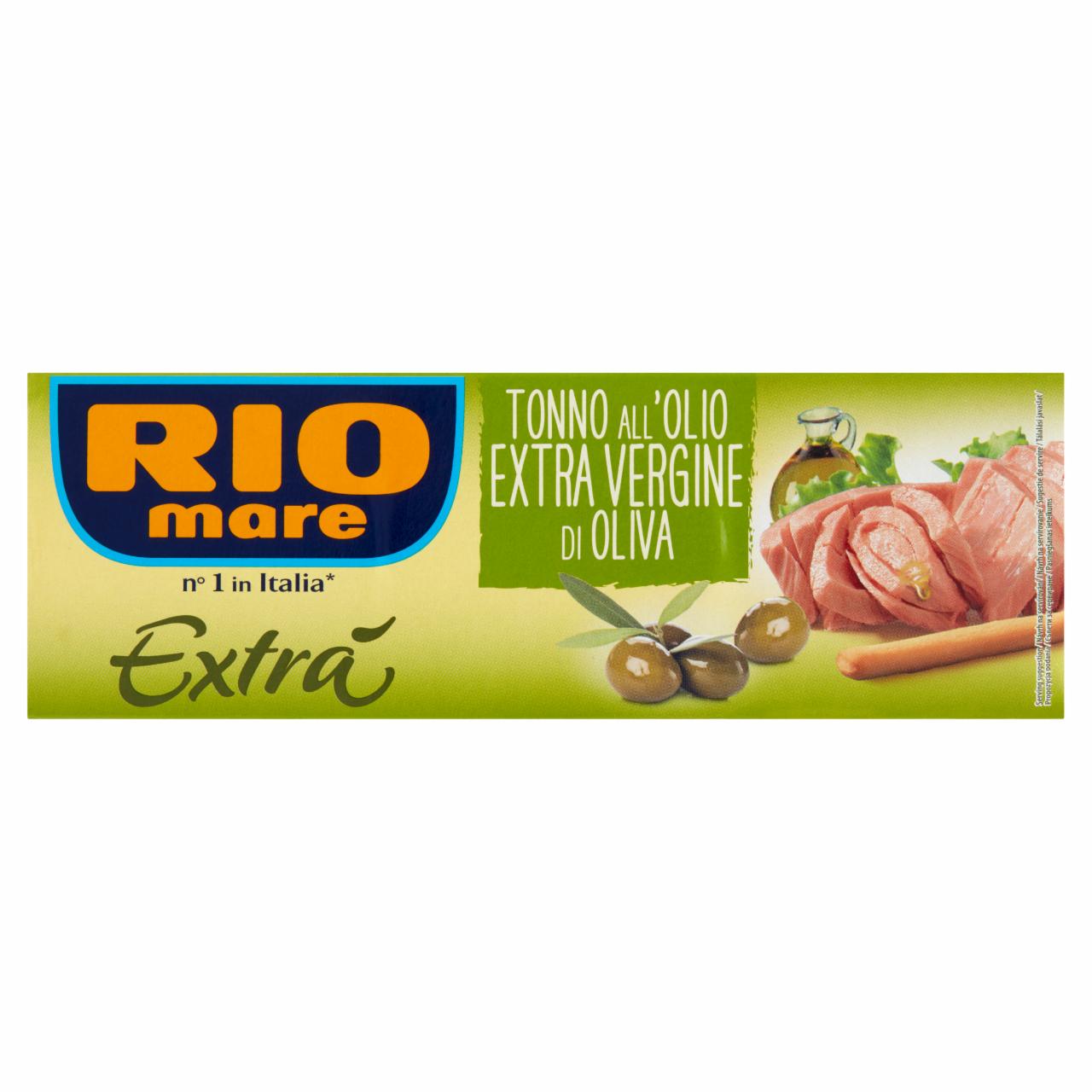 Zdjęcia - Rio Mare Tuńczyk w oliwie z oliwek extra vergine 3 x 80 g