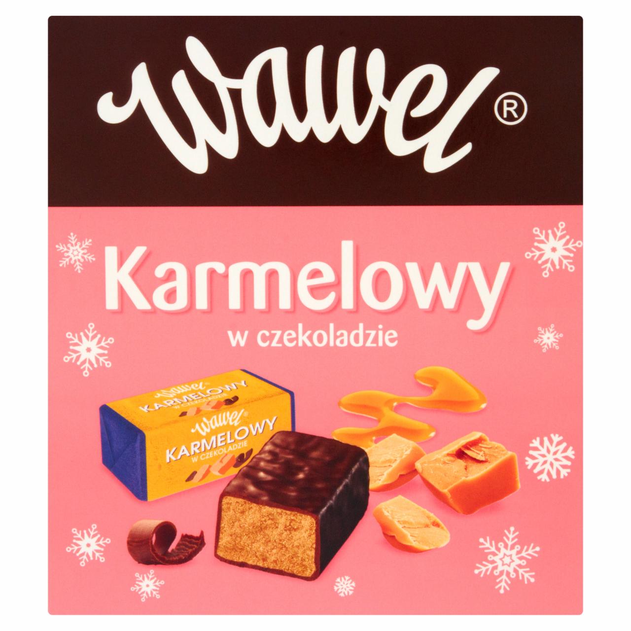 Zdjęcia - Wawel Karmelowy w czekoladzie Wyrób z czekoladą mleczną i alkoholem 500 g