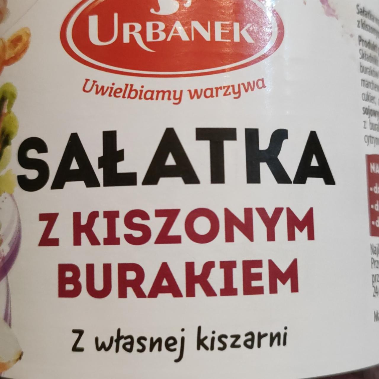 Zdjęcia - Sałatka z kiszonym burakiem Urbanek