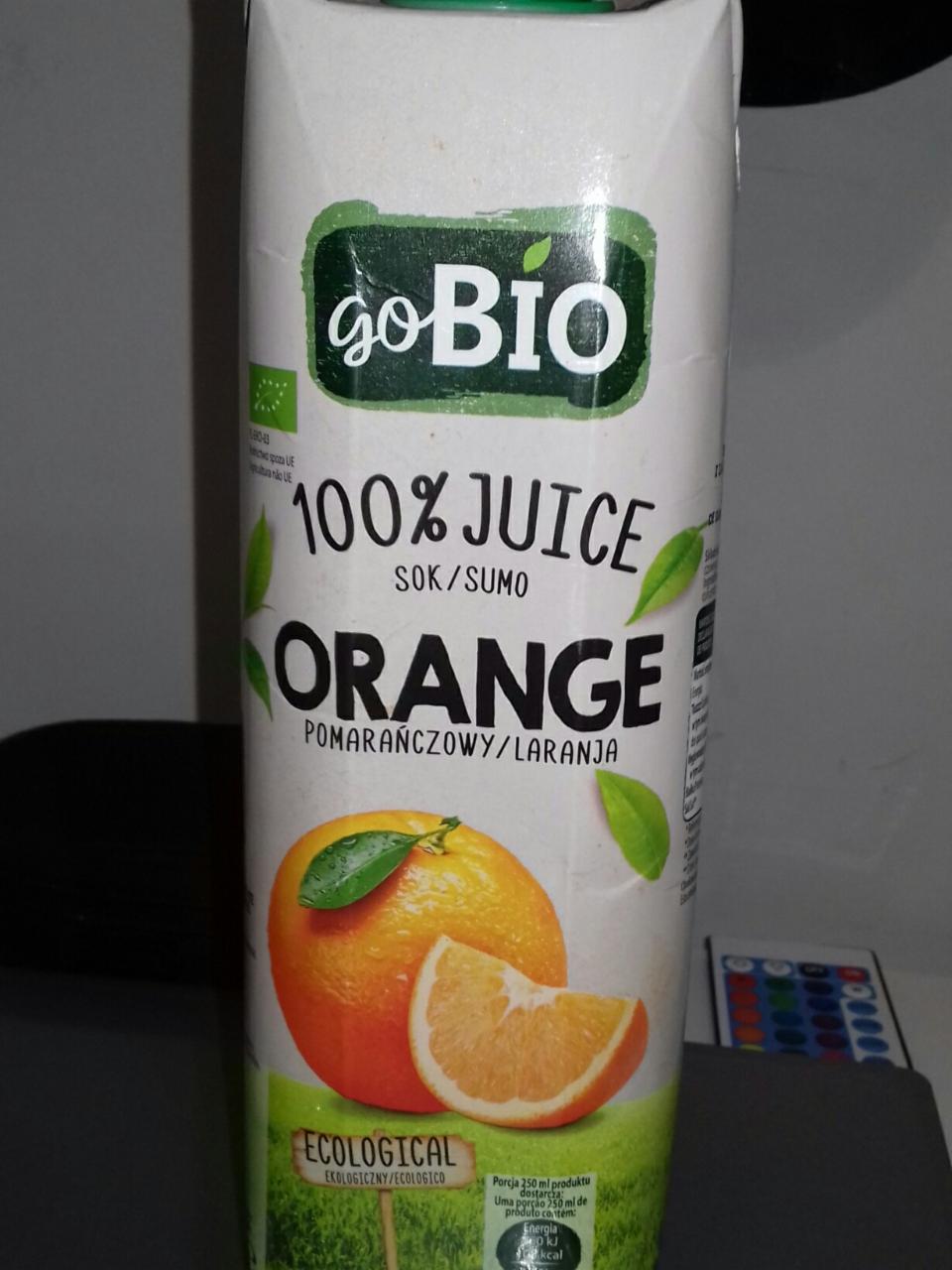 Zdjęcia - BIO goBio 100% Juice Orange