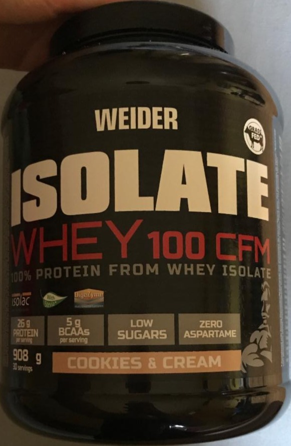 Zdjęcia - Isolate Whey 100 CFM protein cookies and cream Weider