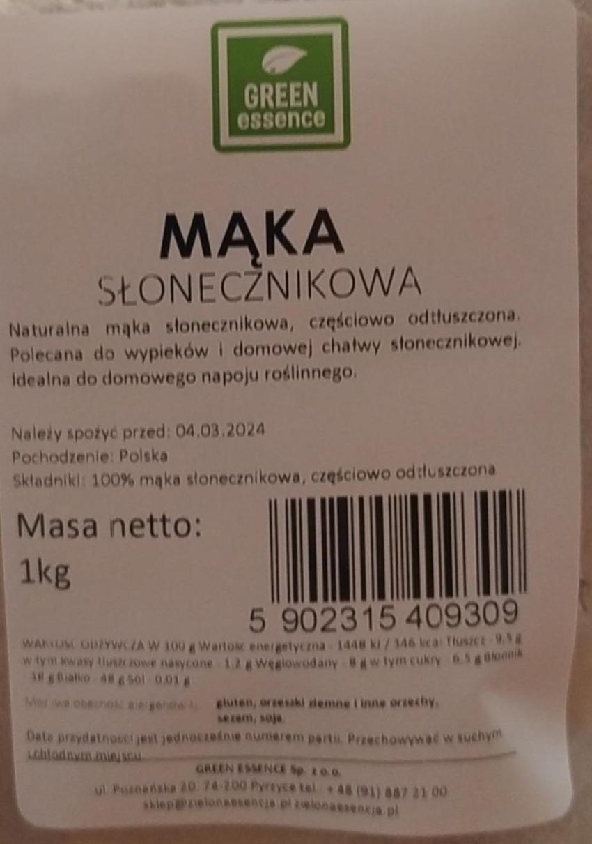 Zdjęcia - MĄKA SŁONECZNIKOWA green essence