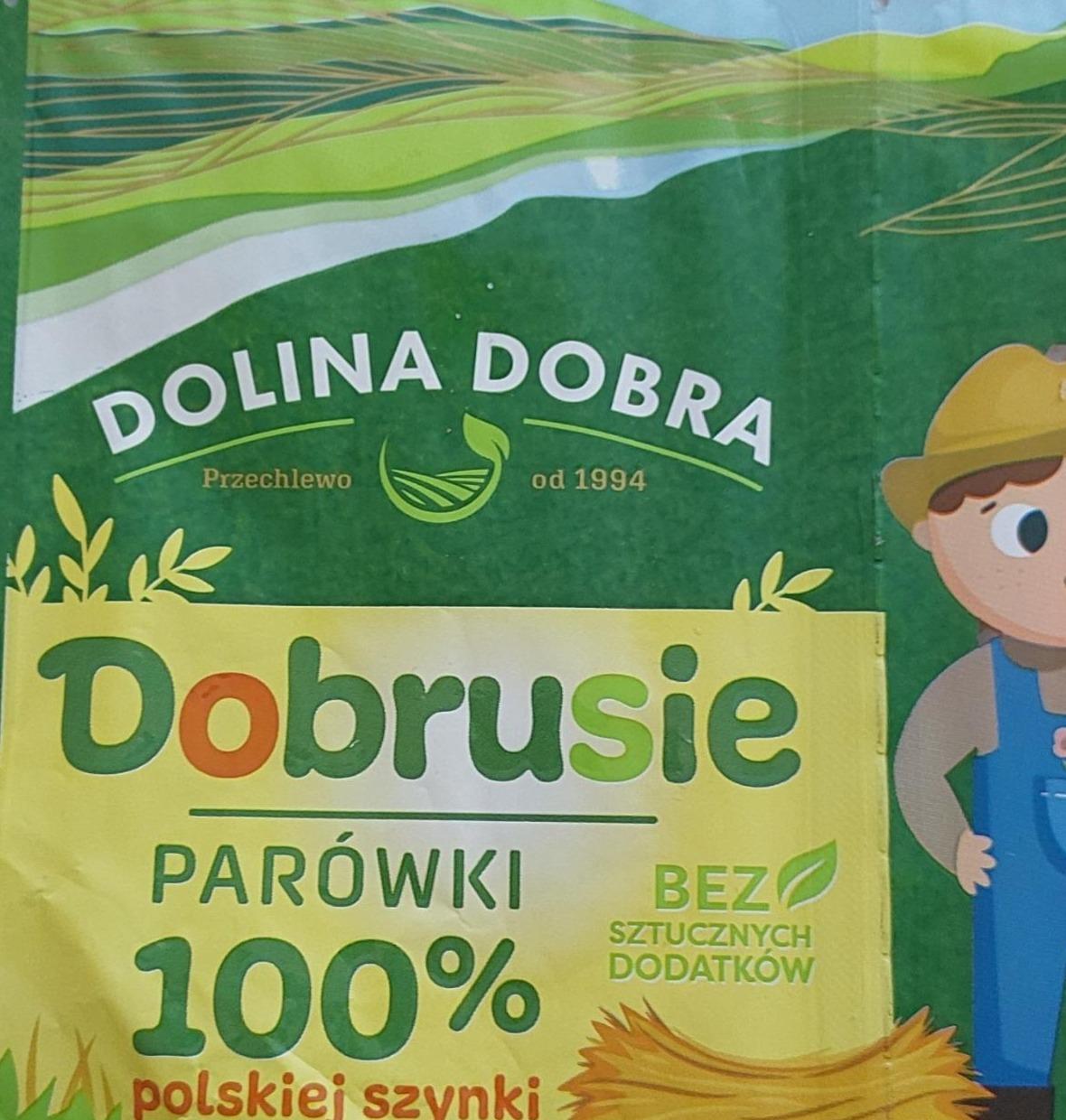 Zdjęcia - Dolina Dobra Dobrusie Parówki 100 % polskiej szynki 160 g (2 x 80 g)